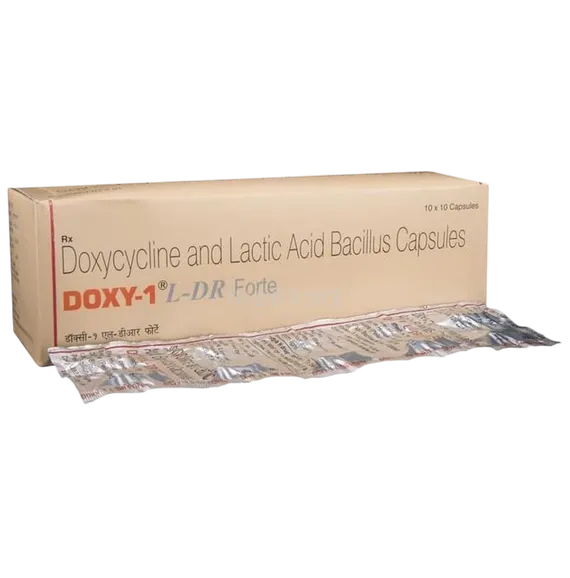 doxy 1 ldr forte capsule 10's
